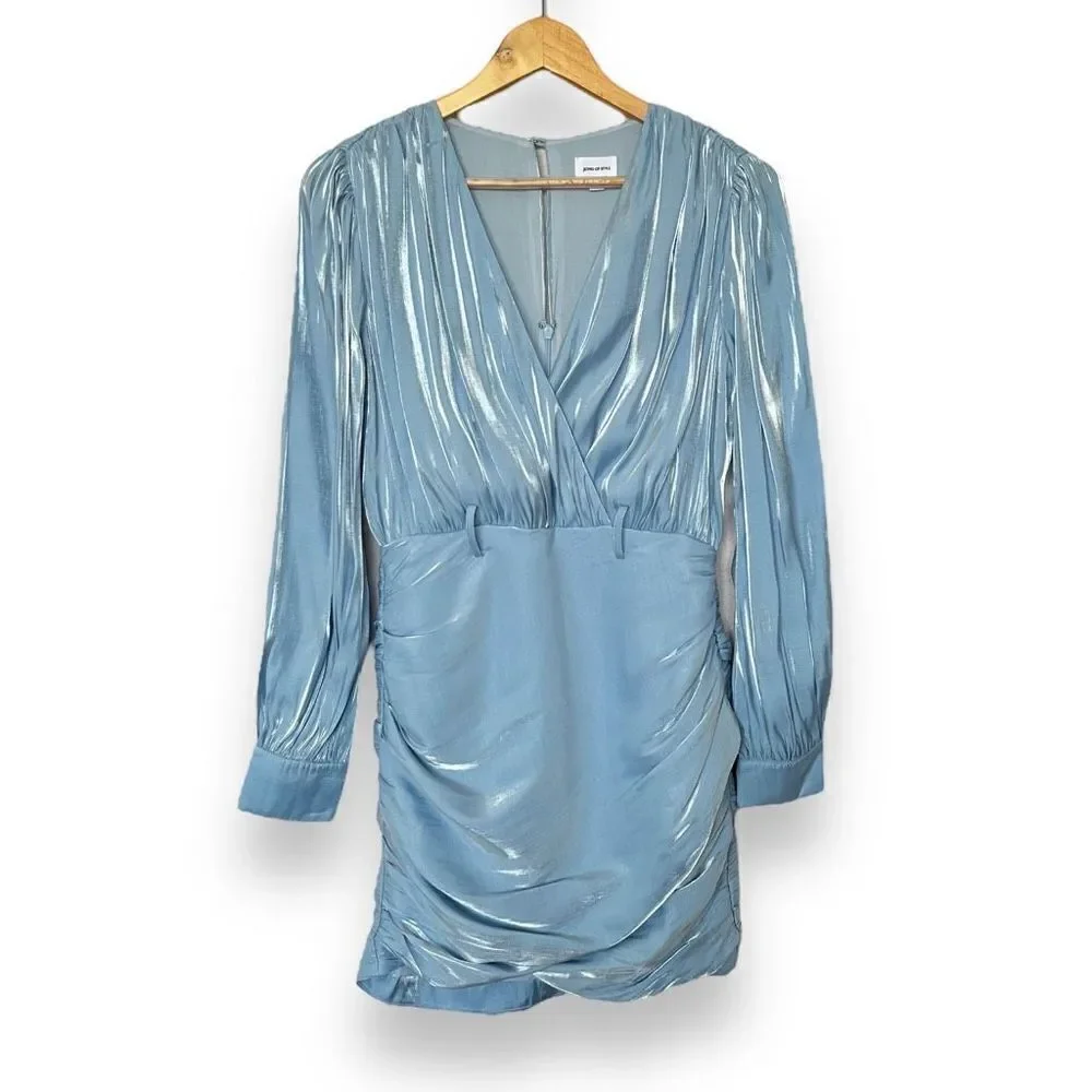 Song of Style Tucker Mini Dress in Clearwater Blue - Picture 2 of 8